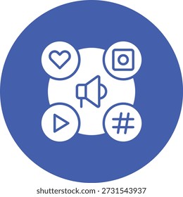 Icono de Vector de marketing. Se puede utilizar para aplicaciones de impresión, móviles y de Web.