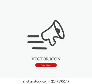 Marketing vector icon. Editable stroke. Symbol in Line Art Style for Design, Presentation, Website or Apps Elements, Logo. Pixel vector graphics - Vector