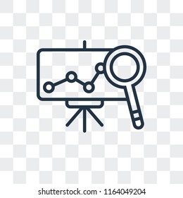 Marketing vector icon isolated on transparent background, Marketing logo concept
