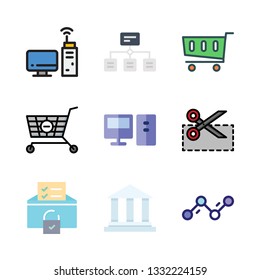 marketing vector icon set