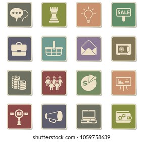 marketing vector icons for web and user interface design