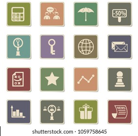 marketing vector icons for web and user interface design