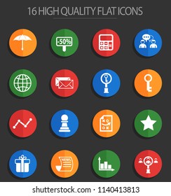 marketing vector icons for web and user interface design