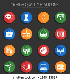 marketing vector icons for web and user interface design