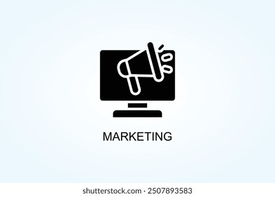 Marketing Vector Or Logo Sign Symbol Illustration