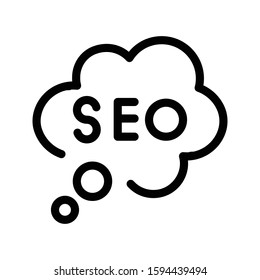 marketing vector thin line icon 