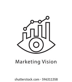 Marketing Vision Vector Line Icon