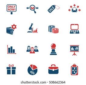 marketing web icons for user interface design