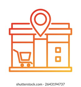 Marketplace Icon Element for Design