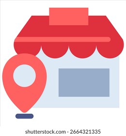 Marketplace Icon Element For Design