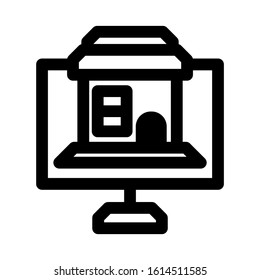 marketplace icon isolated sign symbol vector illustration - high quality black style vector icons
