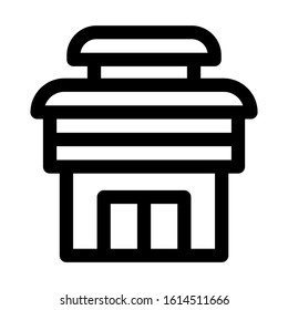 marketplace icon isolated sign symbol vector illustration - high quality black style vector icons
