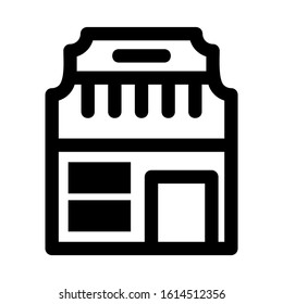 marketplace icon isolated sign symbol vector illustration - high quality black style vector icons

