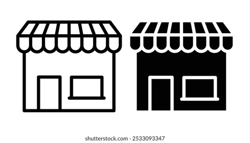 Marketplace icon line style. EPS10