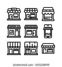 marketplace icon or logo isolated sign symbol vector illustration - Collection of high quality black style vector icons
