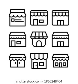 marketplace icon or logo isolated sign symbol vector illustration - Collection of high quality black style vector icons
