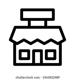 marketplace icon or logo isolated sign symbol vector illustration - high quality black style vector icons
