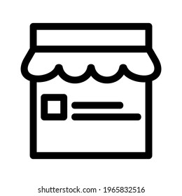 marketplace icon or logo isolated sign symbol vector illustration - high quality black style vector icons
