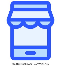 Marketplace icon symbol. Vector illustration.