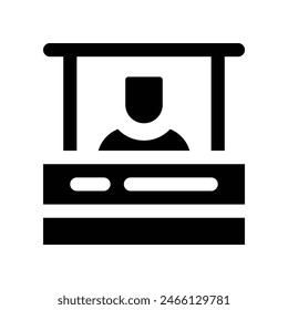 marketplace icon. vector glyph icon for your website, mobile, presentation, and logo design.