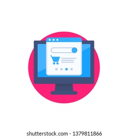Marketplace vector icon