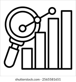 Marketresearch Icon Element For Design