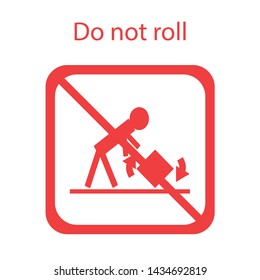 Marking of cargo icon Do not roll