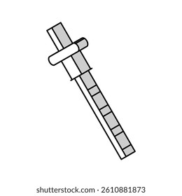 marking gauge carpenter accessory isometric icon vector. marking gauge carpenter accessory sign. isolated symbol illustration