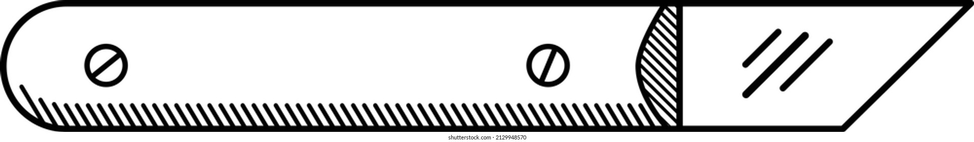 Marking knife or striking knife vector on white background. Marking Tool