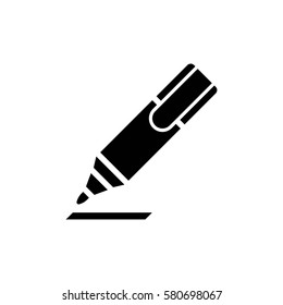 marking pen vector icon