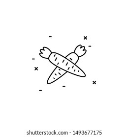 marks icon. Simple thin line, outline vector of Agriculture icons for UI and UX, website or mobile application