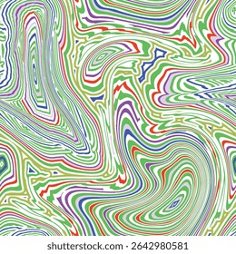 eğri büyrü çizgilerden oluşan marley havasında tekstile uygun geometrik metraj deseni