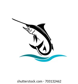 marlin fish art