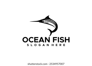 Marlin Fish Ocean Saltwater Wild Nature Logo