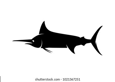 marlin fish silhoutte