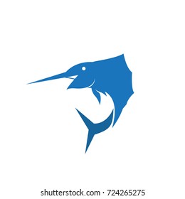 marlin fish vector