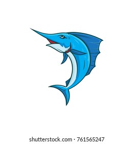 marlin fish vector illustration