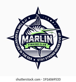 marlin fishing club t shirt print and more 