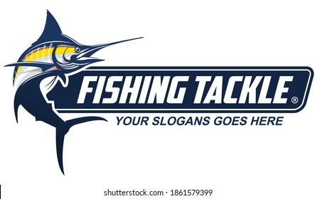 Marlin Fishing Logo Template, Great to use as your marlin fishing Activity. 