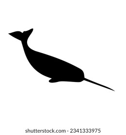 Marlin jump fish symbols icon vector