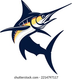 MARLIN SWORD SAIL FISH  VECTOR FOR FISHING LOGO COMPANY