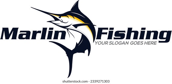 marlin swordfish sailfish vector for fishing logo company