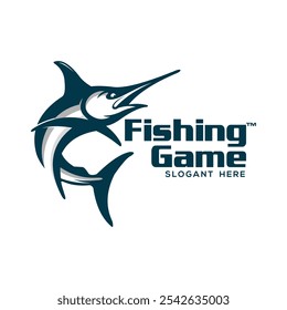 MARLIN SWORDFISH VECTOR FOR FISHING GAME LOGO COMPANY