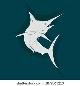 Marlin vector art and graphics