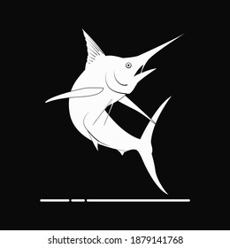 Marlin vector art and graphics 