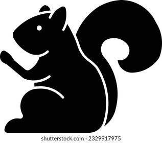 marmot rodent chipmunk squirrel animal Glyph