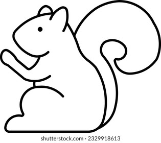 marmot rodent chipmunk squirrel animal Outline