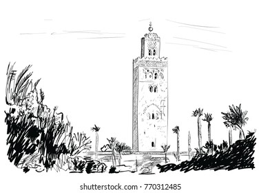 Marocco in the sunny day