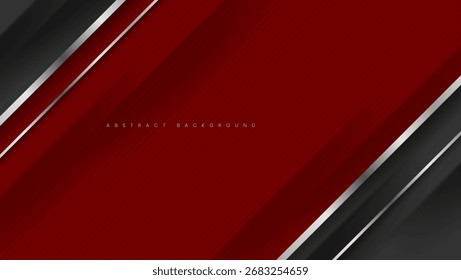 abstrakter Hintergrund mit schwarzen und silbernen Streifen kombinieren. ideal für Firmenplakate, Sportbanner oder Präsentationen