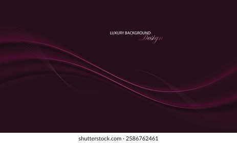 Maroon abstract background vector design. Line abstract in red maroon background. Suit for backdrop, banner, flyer, card, presentation template and others